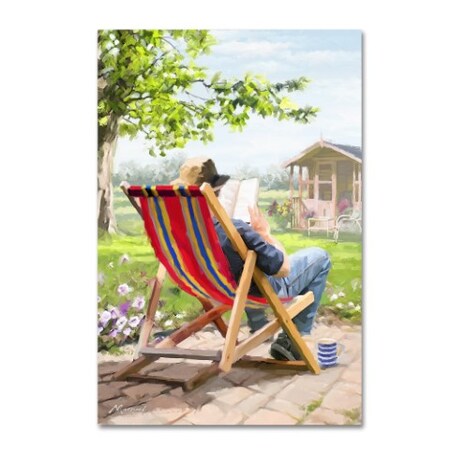 Trademark Fine Art The Macneil Studio 'Deck Chair' Canvas Art, 22x32 ALI09671-C2232GG